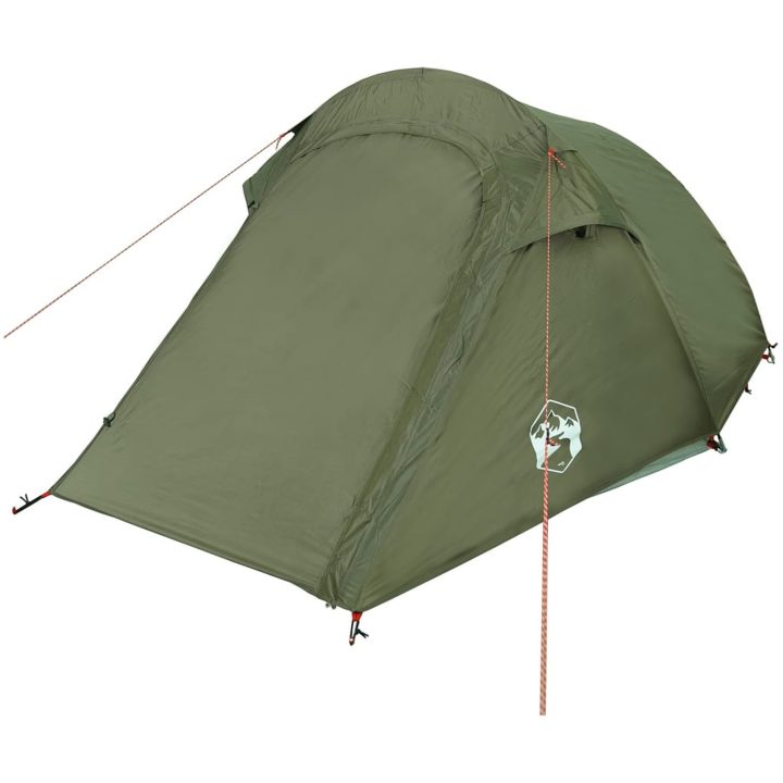 Campingtält tunnel 3 personer olivgrön vattentätt vidaXL 3 - Person – bild 5