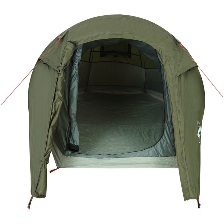 Campingtält tunnel 3 personer olivgrön vattentätt vidaXL 3 - Person – bild 6