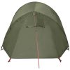Campingtält tunnel 3 personer olivgrön vattentätt vidaXL 3 - Person – miniatyr 9