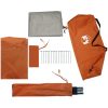 Campingtält tunnel 3 personer orange vattentätt vidaXL 3 - Person – miniatyr 12