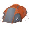 Campingtält tunnel 3 personer orange vattentätt vidaXL 3 - Person – miniatyr 5