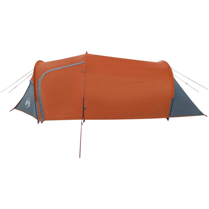 Campingtält tunnel 3 personer orange vattentätt vidaXL 3 - Person – bild 8