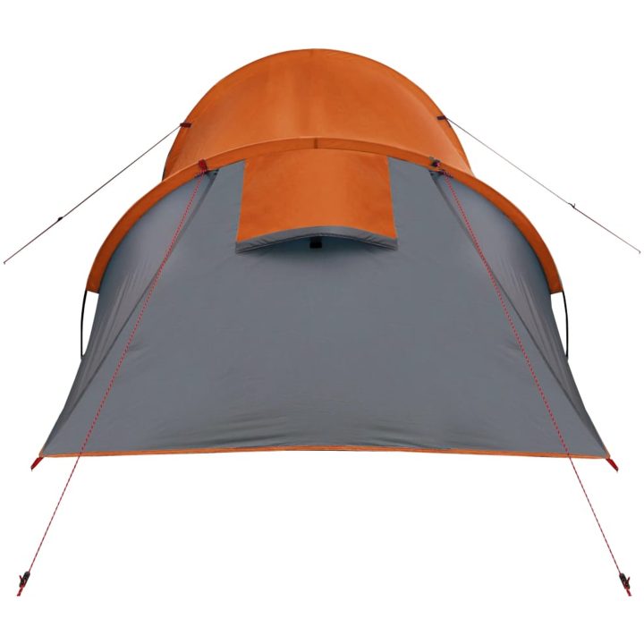 Campingtält tunnel 3 personer orange vattentätt vidaXL 3 - Person – bild 9