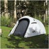 Campingtält tunnel 3 personer vit mörkläggningstyg vattentätt vidaXL 3 - Person – miniatyr 3
