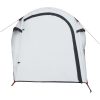 Campingtält tunnel 3 personer vit mörkläggningstyg vattentätt vidaXL 3 - Person – miniatyr 6
