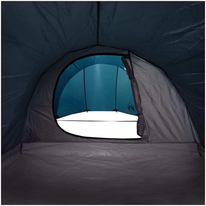 Campingtält tunnel 4 personer blå vattentätt vidaXL – bild 10