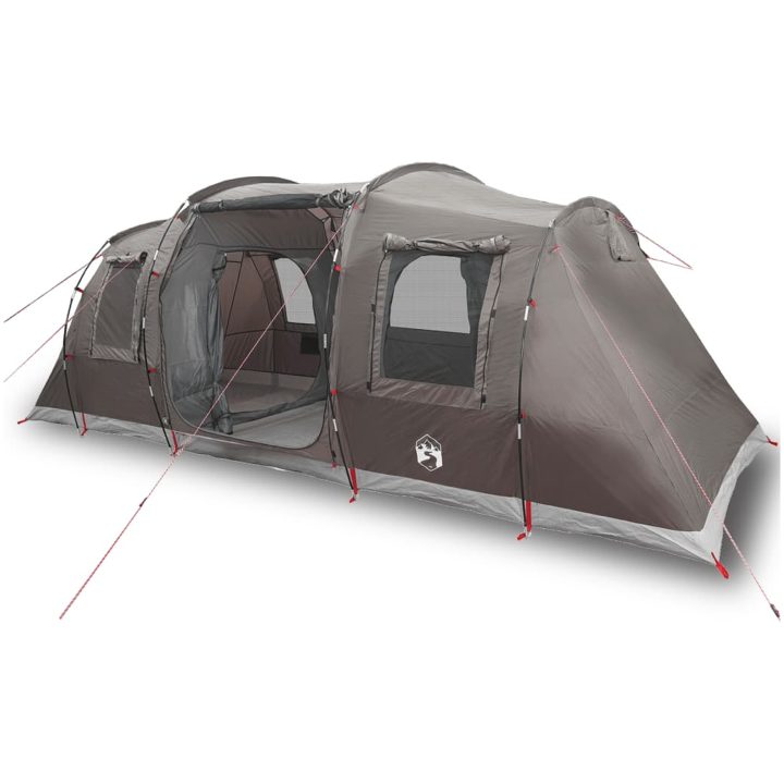 Campingtält tunnel 4 personer brun vattentätt vidaXL 4 - Person – bild 2