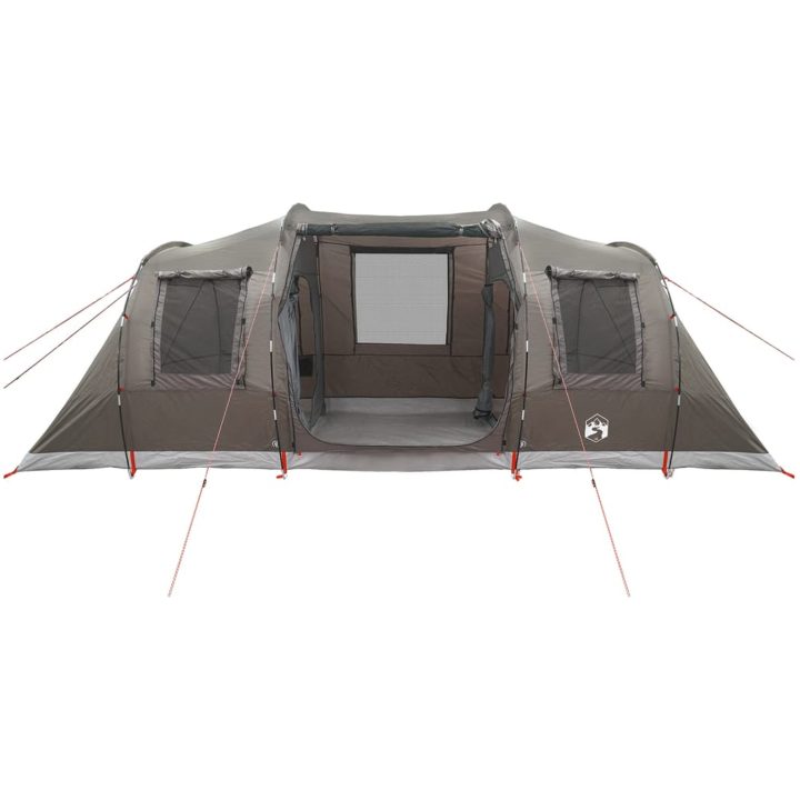 Campingtält tunnel 4 personer brun vattentätt vidaXL 4 - Person – bild 6