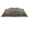 Campingtält tunnel 4 personer brun vattentätt vidaXL 4 - Person – miniatyr 7