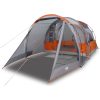 Campingtält tunnel 4 personer grå vattentätt vidaXL 4 - Person – miniatyr 2