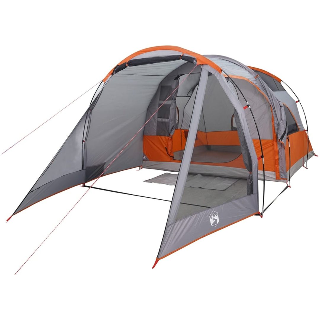 Campingtält tunnel 4 personer grå vattentätt vidaXL 4 - Person – bild 4