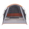 Campingtält tunnel 4 personer grå vattentätt vidaXL 4 - Person – miniatyr 6