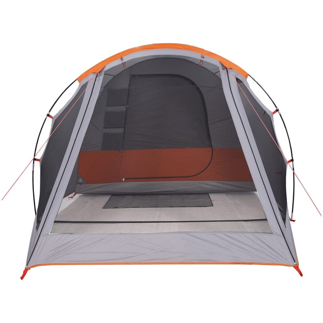 Campingtält tunnel 4 personer grå vattentätt vidaXL 4 - Person – bild 6