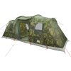 Campingtält tunnel 4 personer kamouflage vattentätt vidaXL 4 - Person – miniatyr 4