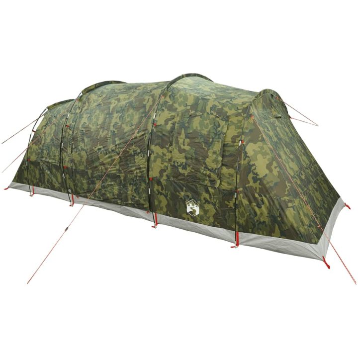 Campingtält tunnel 4 personer kamouflage vattentätt vidaXL 4 - Person – bild 5