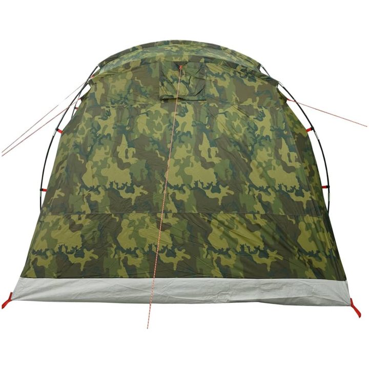 Campingtält tunnel 4 personer kamouflage vattentätt vidaXL 4 - Person – bild 8