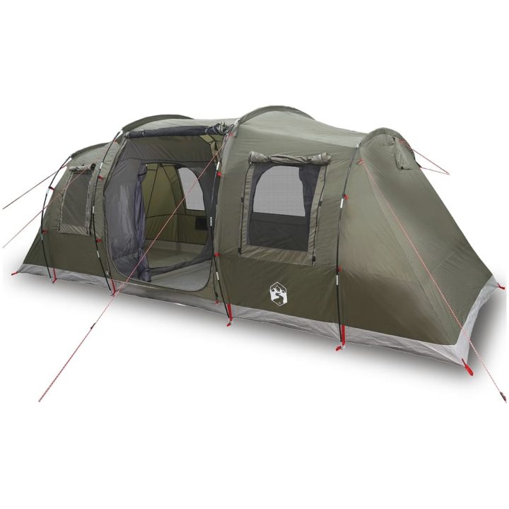 Campingtält tunnel 4 personer olivgrön vattentätt vidaXL 4 - Person – bild 2