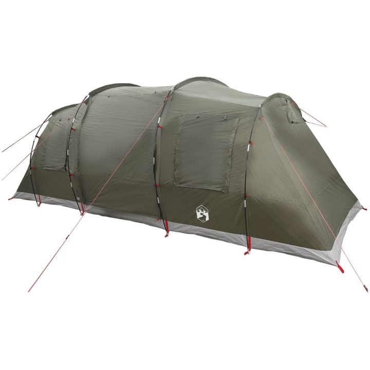 Campingtält tunnel 4 personer olivgrön vattentätt vidaXL 4 - Person – bild 5
