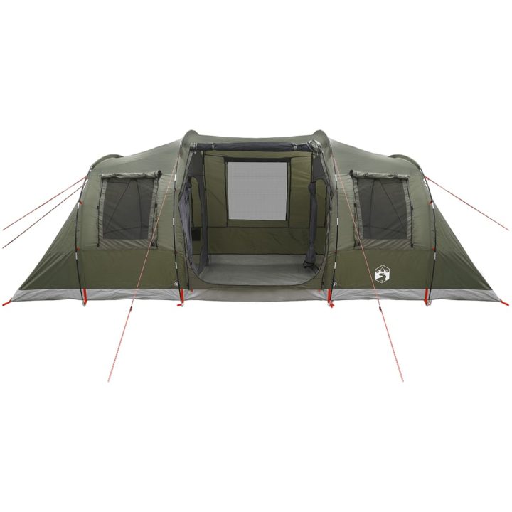 Campingtält tunnel 4 personer olivgrön vattentätt vidaXL 4 - Person – bild 6