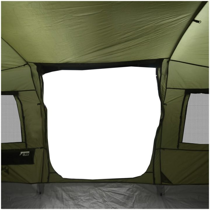 Campingtält tunnel 4 personer olivgrön vattentätt vidaXL 4 - Person – bild 10