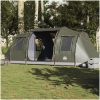 Campingtält tunnel 4 personer olivgrön vattentätt vidaXL 4 - Person – miniatyr 1