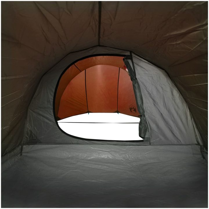 Campingtält tunnel 4 personer orange vattentätt vidaXL – bild 10