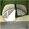 Campingtält tunnel 6 personer grön vattentätt vidaXL – miniatyr 10