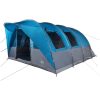 Campingtält tunnel 7 personer blå vattentätt vidaXL 7 - Person – miniatyr 5