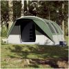 Campingtält tunnel 7 personer grön vattentätt vidaXL 7 - Person – miniatyr 3
