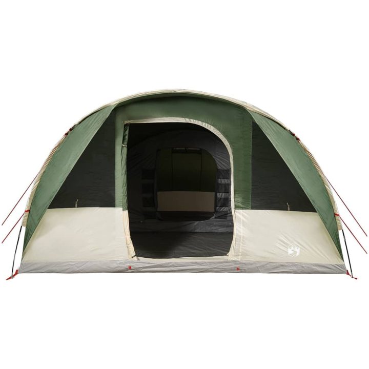 Campingtält tunnel 7 personer grön vattentätt vidaXL 7 - Person – bild 7