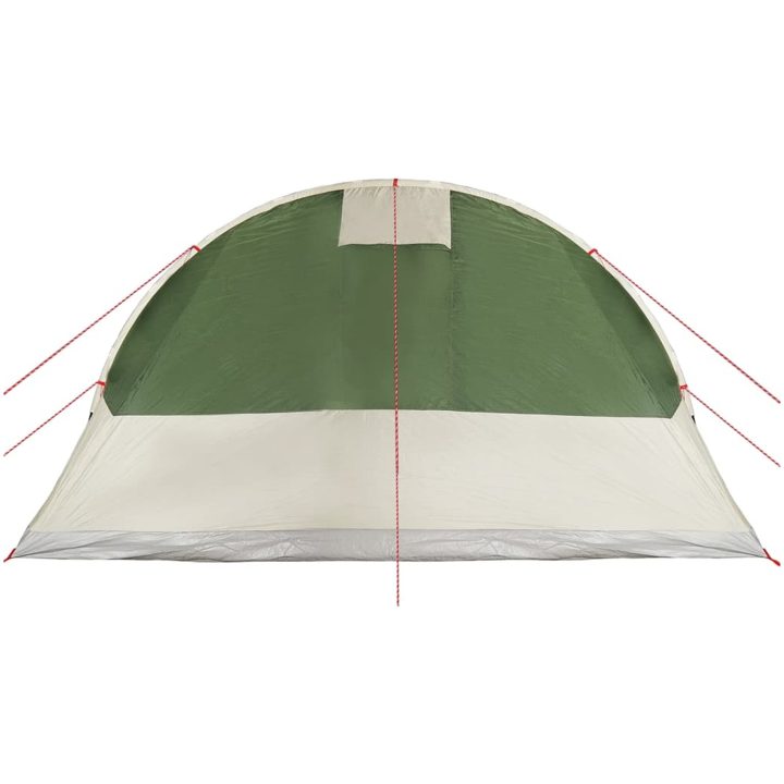 Campingtält tunnel 7 personer grön vattentätt vidaXL 7 - Person – bild 9