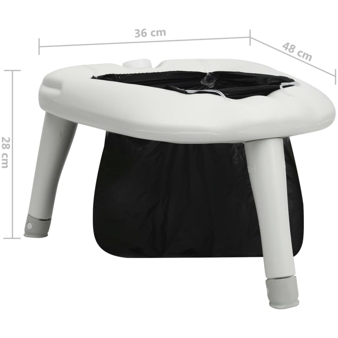 Campingtoalett med påsar 200 kg vidaXL – bild 8