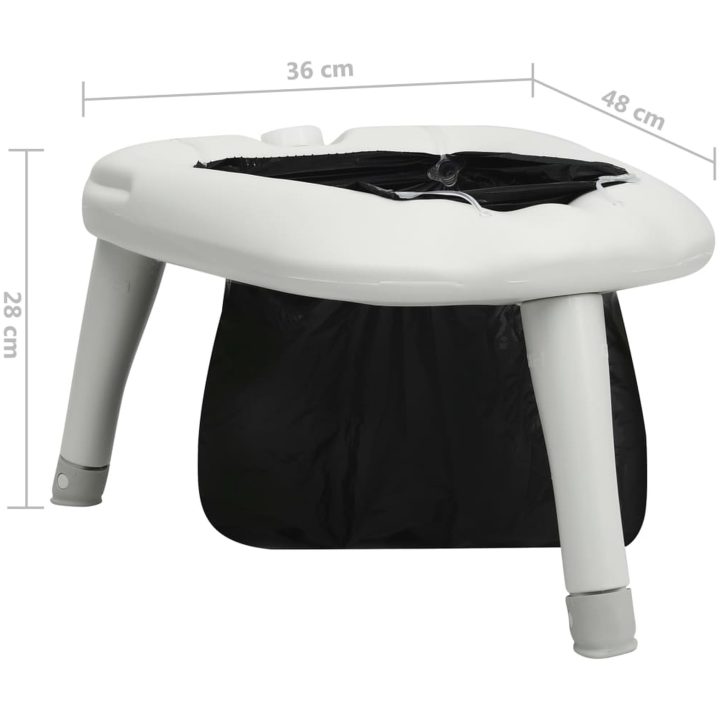 Campingtoalett med påsar 200 kg vidaXL – bild 8