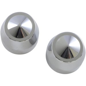 CAPS AXLE ELITE CHR 1"