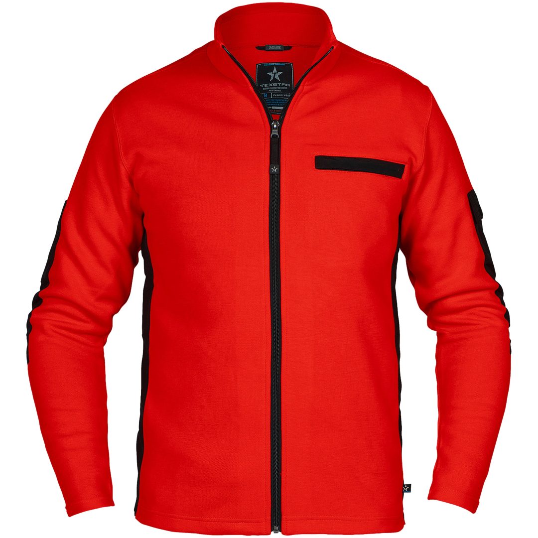 Cardigan Röd Sw02 Texstar XS