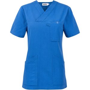 Carin Blouse w Light royal XL