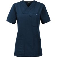 Carin Blouse w Navy M