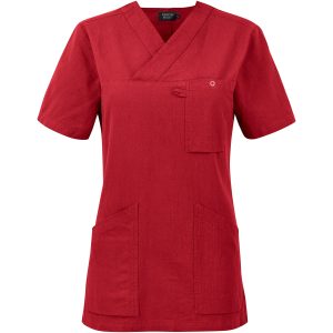 Carin Blouse w Red XXL