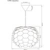 Carpatica Taklampa ø60, Vit ANETA HOME Vit – miniatyr 8
