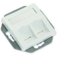 CENTR PL 2XRJ45 KEY EXXACT12B-1X-05WT