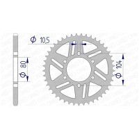 Chain kit 520 XHR4 - 17/39-114 - Alu Standard Rear Sprocket Afam