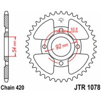 Chain Kit EK/JT 420SH 12/47 - Standard Rear Sprocket