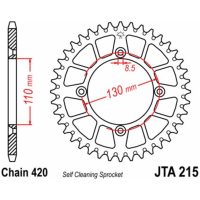Chain Kit EK/JT 420SH 15/50 - Ultra-Light Self-Cleaning Rear