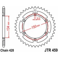 Chain Kit EK/JT 428ZVX 15/52 - Standard Rear Sprocket