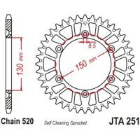 Chain Kit EK/JT 520SRX2 13/52 - Ultra-Light Rear Sprocket