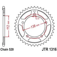 Chain Kit EK/JT 520SRX2 17/38 - Standard Rear Sprocket