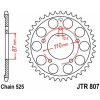 Chain Kit EK/JT 525SRX2 15/48 - Standard Rear Sprocket