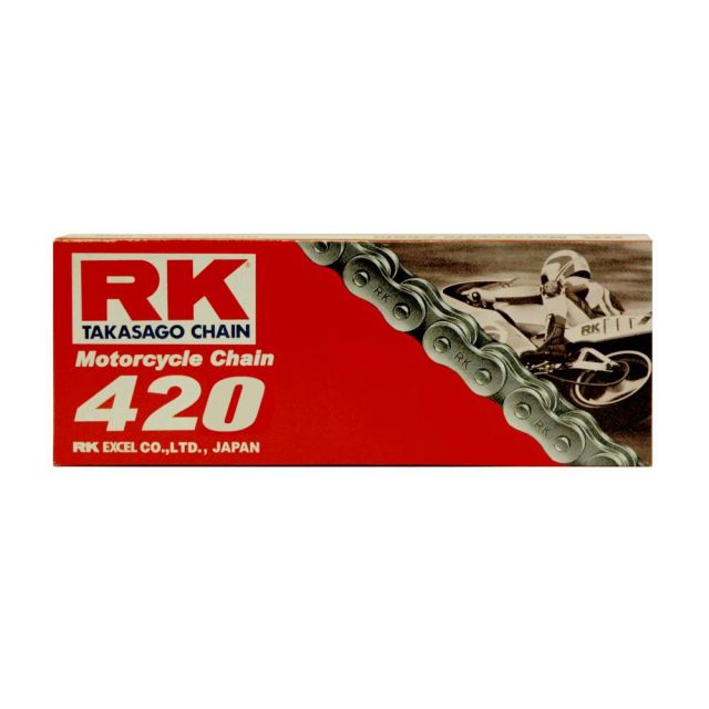 Kedja 420 Standard Non-Seal Silver RK