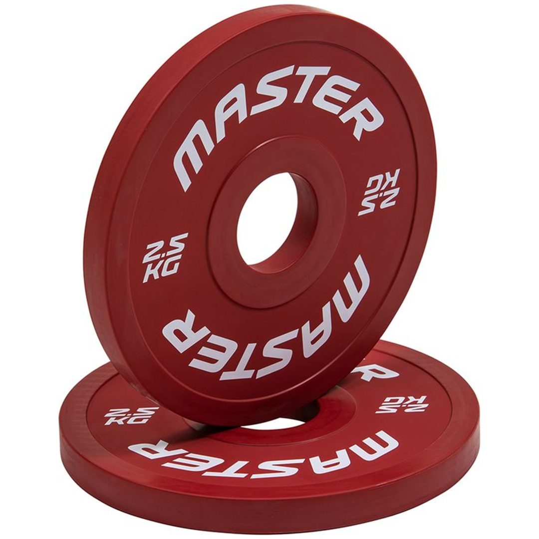 Change plate set 5 -25 - 125 kg Master Fitness 5 kg, 2,5 kg, 1,25 kg – bild 3