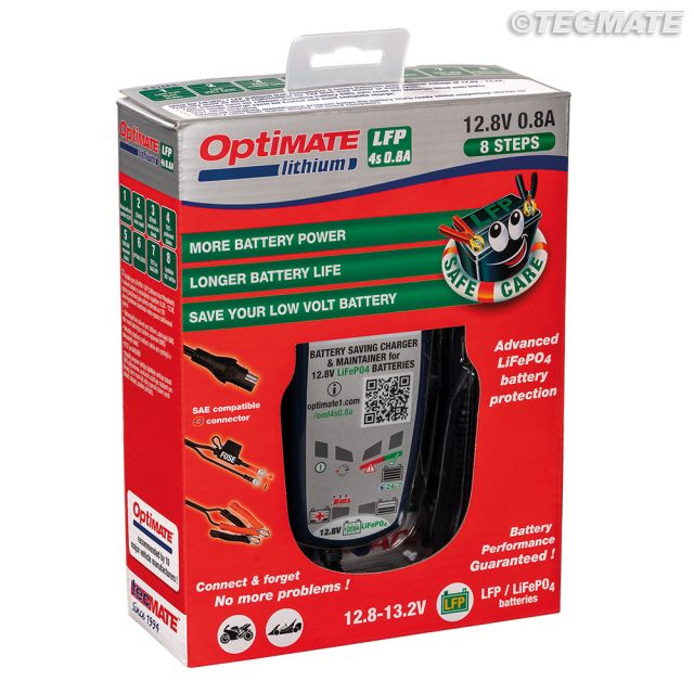 Batteriladdare Optimate™ Lithium Lfp 4s 10a Blå TECMATE